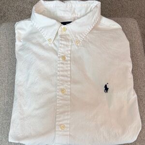 Polo by Ralph Lauren Men's White Button-Down Shirt